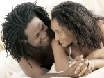 Jamaican couple in bed
