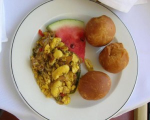 Jamaican ackee and saltfish