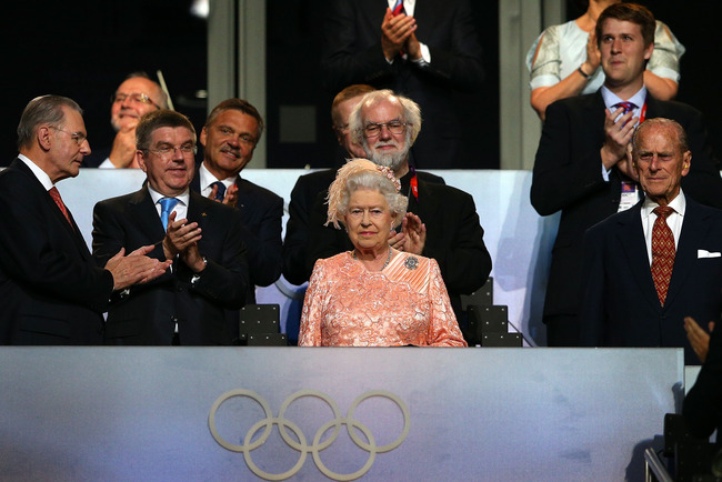 queen at 2012 Olympic Games