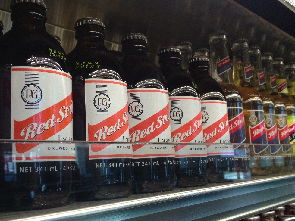 red stripe beer
