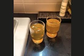 sochi problems - beer coloured water