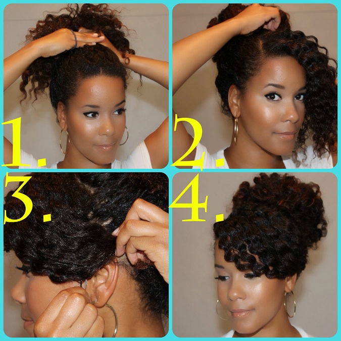 Swoop Ban + High Bun from http://downhomedivaish.wordpress.com
