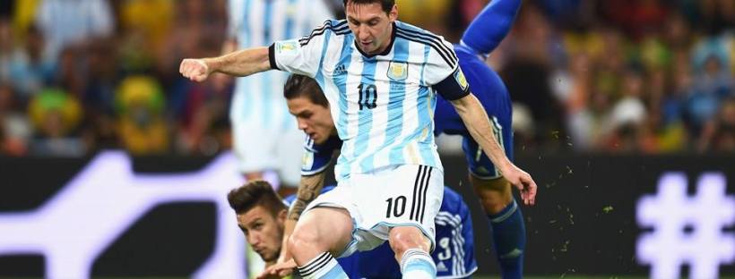 Argentina's Lionel Messi at 2014 FIFA World Cup