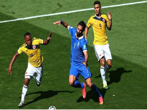 2014 FIFA World Cup - Colombia 3 vs. 1 Greece