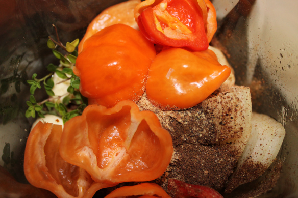 Jerk marinade-- pre-blend. K.Barnes