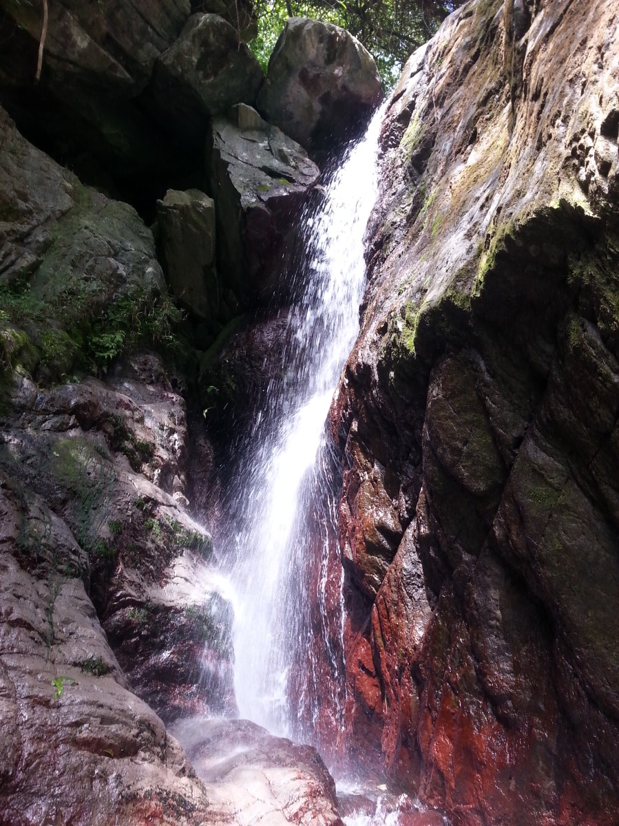 Waterfalls at Rafjam Bed and Breakfast. Courtesy of Poetess Denise Fyffe