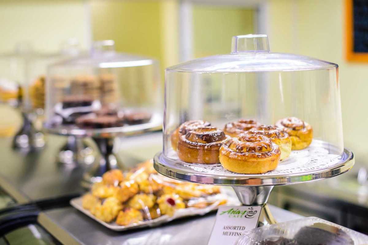 Asia's cafe in york pharmacy in Jamaica located in the middle of HWT