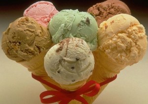 ice-cream cones