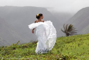 hawaii wedding dress