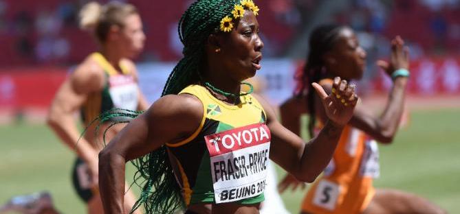 Jamaica's Shelly Ann Fraser Pryce in Beijing