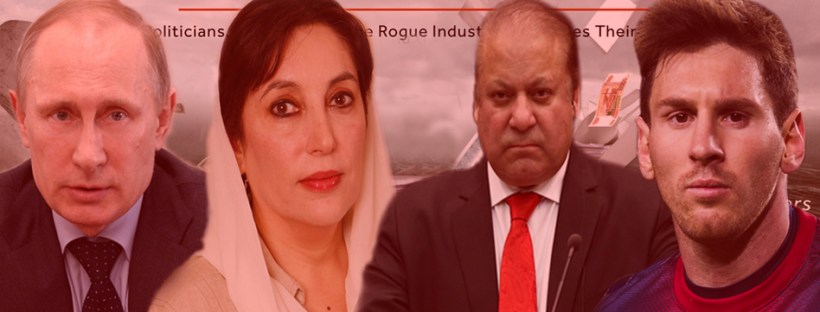 Panama Papers with Messi Putin