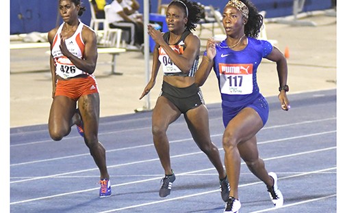 Shelly Ann Fraser Jamaica Trials photos by Bryan Cummings