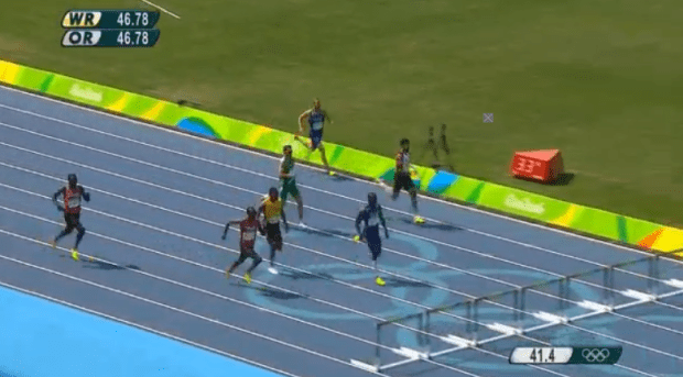 Men’s 400m Hurdles Final.30