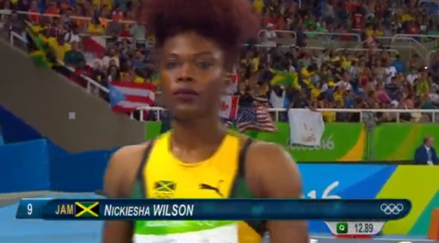 Nickiesha Wilson at the rio olympics