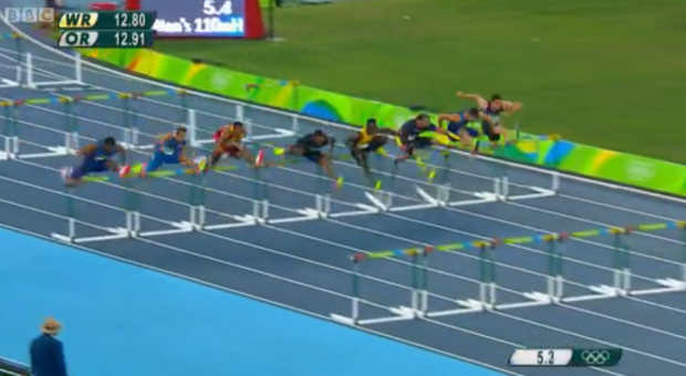 Omar McLeod History Making Victory In Men’s 110m Hurdles Finals 7