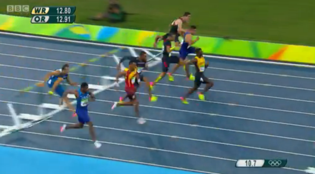 Omar McLeod History Making Victory In Men’s 110m Hurdles Finals 8