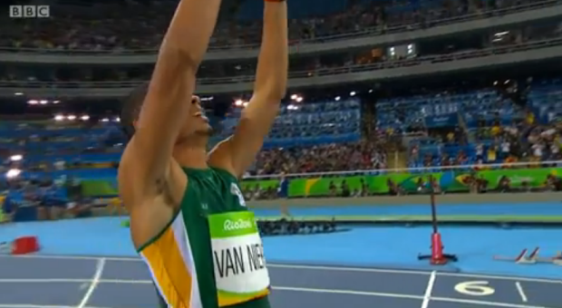 Rio 2016 Olympics Van Niekerk Of South Africa Blew Away Kirani James & LaShawn Merritt With 400m World Record.40 (2)