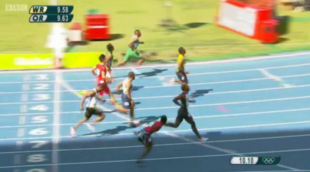 Yohan Blake qualifies for the men's 100m semi finals in Rio