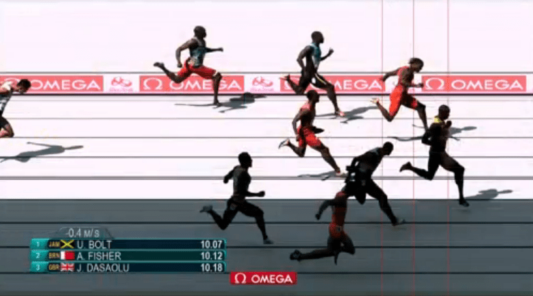 Usain Bolt qualifies for the men's 100m semi finals in Rio