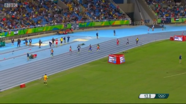 Javon francis in Men's 400m semi finals