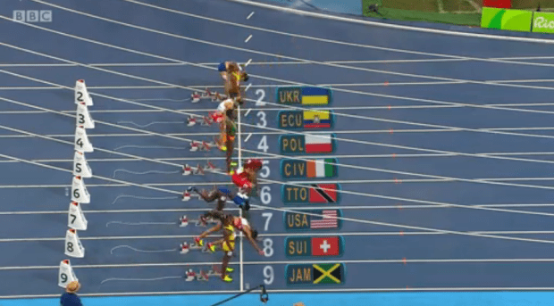 CHRISTANIA WILLIAMS in semi finals 100m