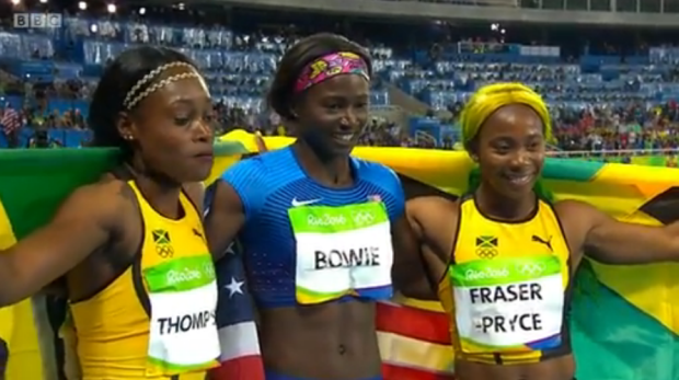 Rio 2016 Olympics: Elaine Thompson Gold and Shelly Ann Fraser Pryce Bronze In The Women’s 100m Finals
