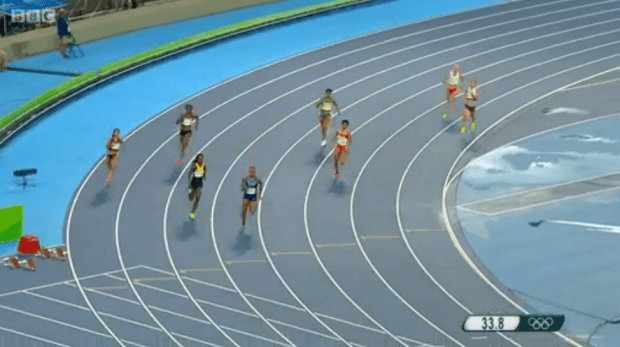 sherika jackson wins her semi final at rio