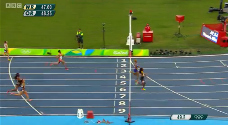 sherika jackson wins her semi final at rio