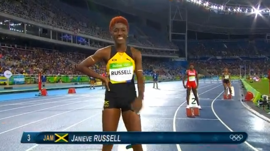janieve russell at rio olympics