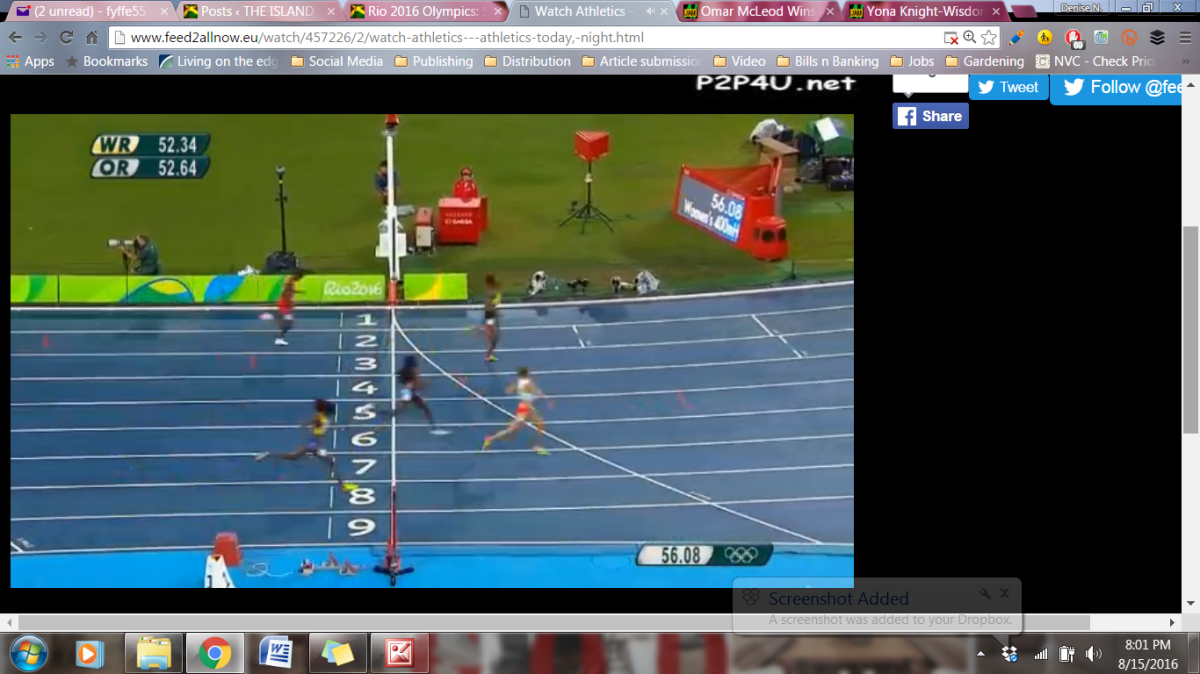 janieve russell at rio olympics