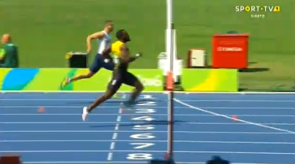 nickel ashmeade running in mens 200m at the rio 2016 olympics