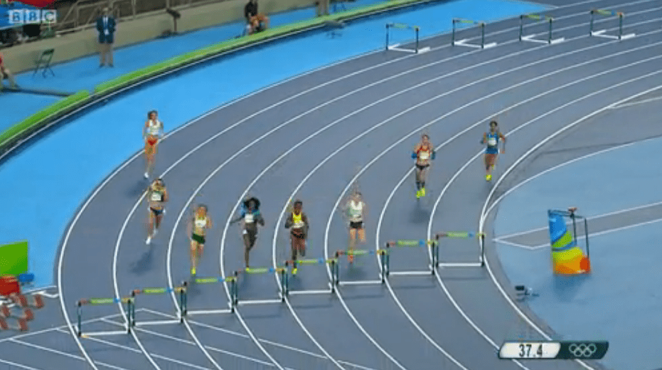 janieve russell To The Women’s 400m Hurdles Finals