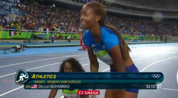 Women’s 400m Hurdles Final.58
