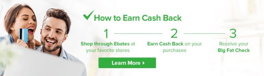 how to earn cash back with ebates