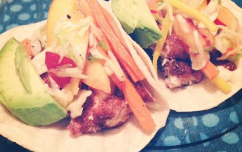 jamaican food jerk taco