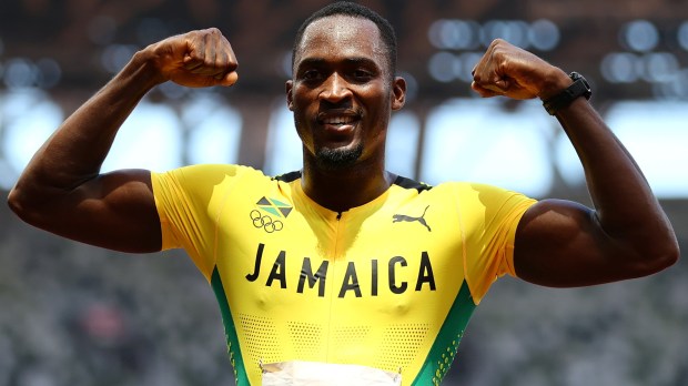 Jamaica wins Men's 110m Hurdles Final