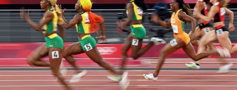 Tokyo Olympics 2021 - Shelly Ann Elaine and Sherika 2