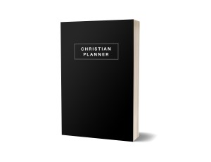 Christian Planner | Undated Daily Planner, Prayer Journal, Gratitude, Expense, Meal, Password & Monthly Reflection Tracker for 12 Months Coverage| Hard Cover | Black | 200 pages