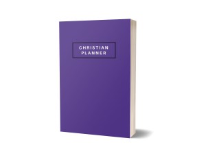 Christian Planner | Undated Daily Planner, Prayer Journal, Gratitude, Expense, Meal, Password & Monthly Reflection Tracker for 12 Months Coverage| Hard Cover | Purple | 200 pages