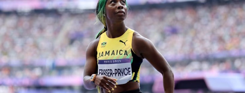 shelly ann fraser pryce after 100m qualifers