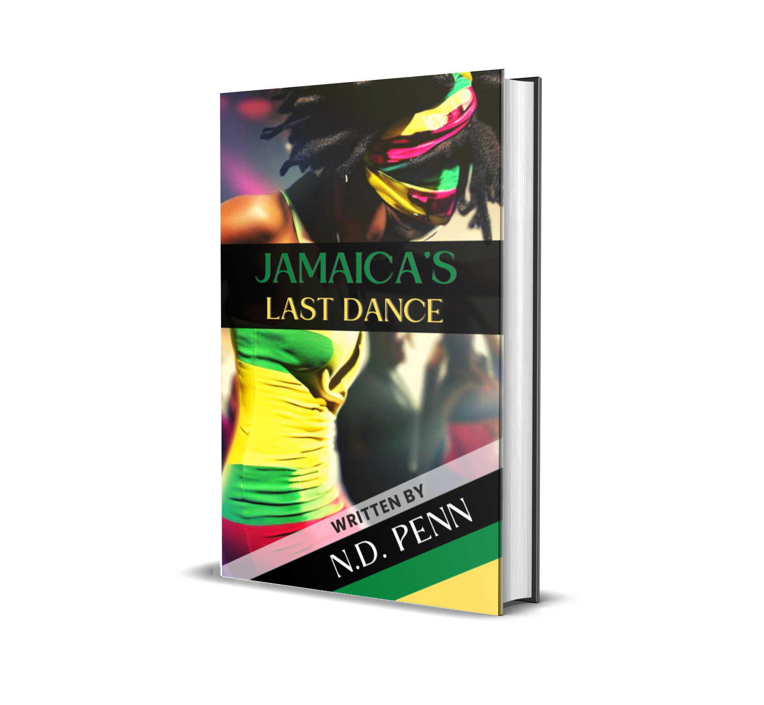 Jamaica’s Last Dance by n.d. penn - 3D bookcover png